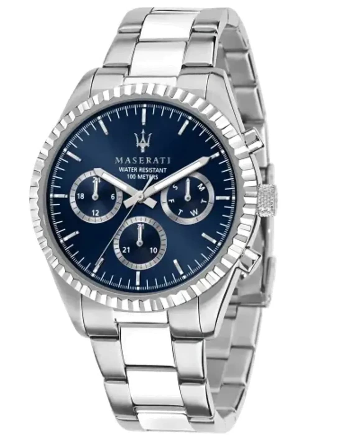 Montre Homme Maserati Competizione R8853100022 cadran bleu