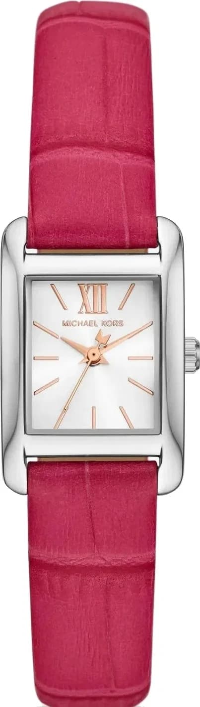 Montre Michael Kors MKO9015P femme cadran argent bracelet cuir
