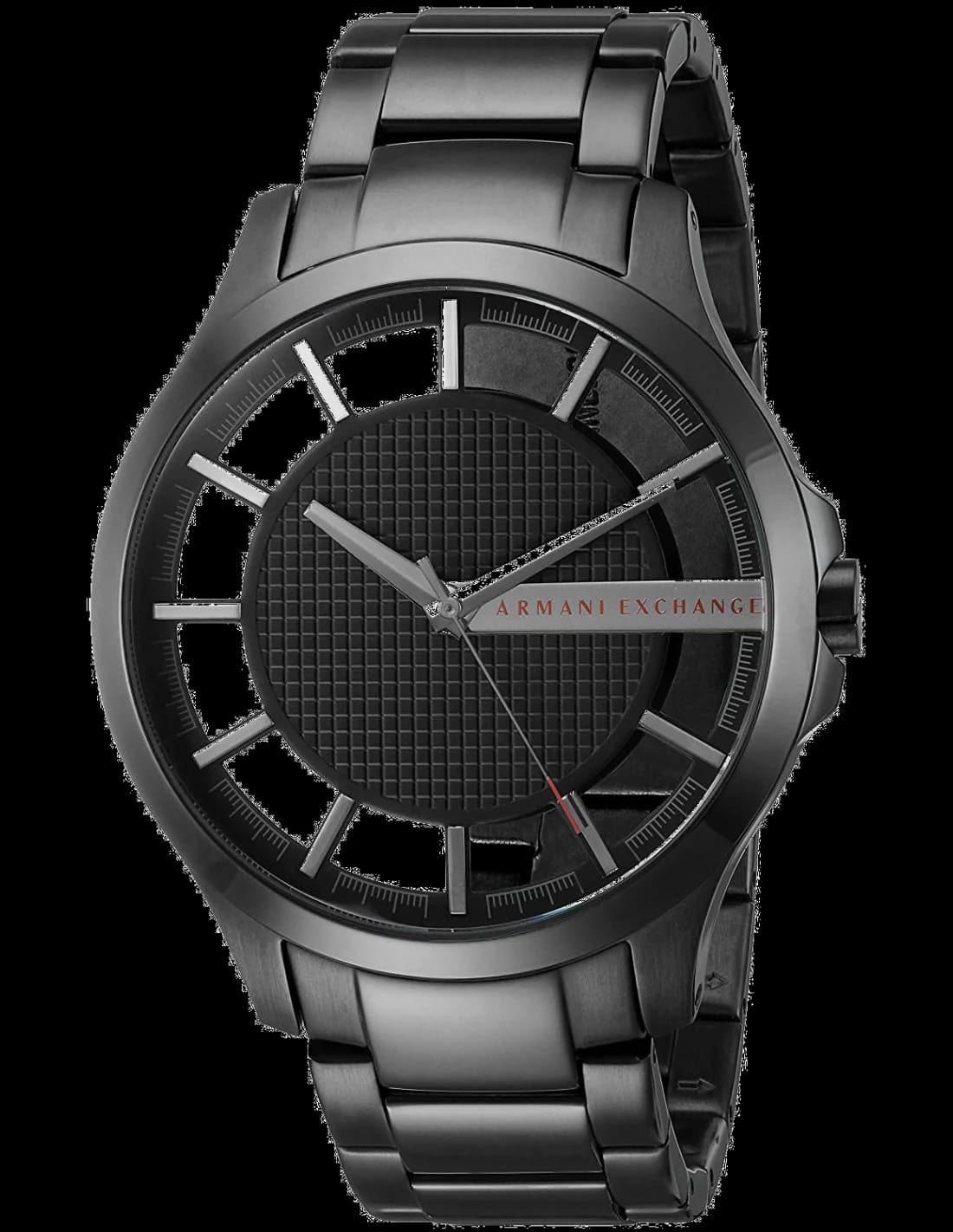 Montre Armani Exchange AX2189 homme cadran noir bracelet acier inoxydable
