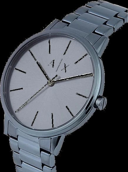 Bracelet en cuir noir de l'Armani Exchange AX2702 — Montres Outlet