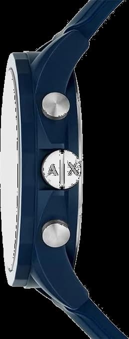 Montre Armani Exchange AX7128 homme détail cadran bleu