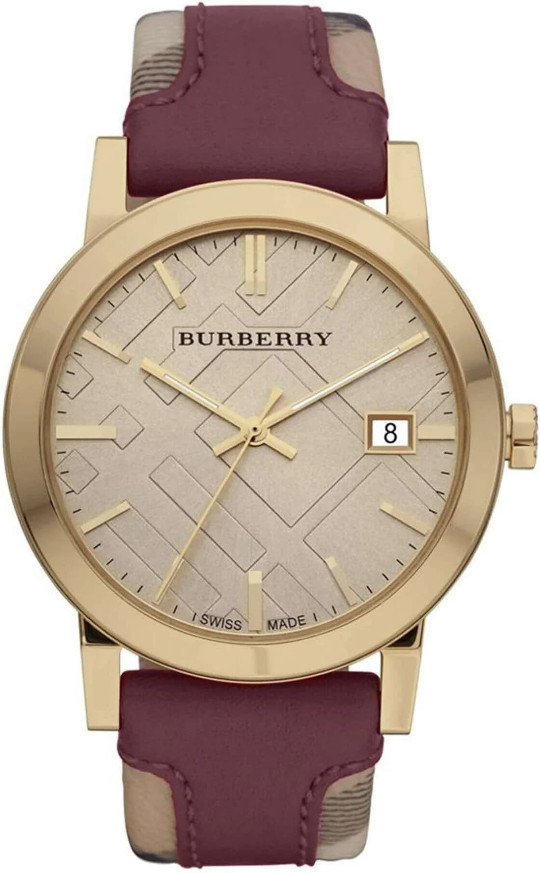 Montre Burberry BU9017 femme bracelet cuir