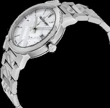 Détail bracelet cuir Burberry BU9037 — Montres Outlet