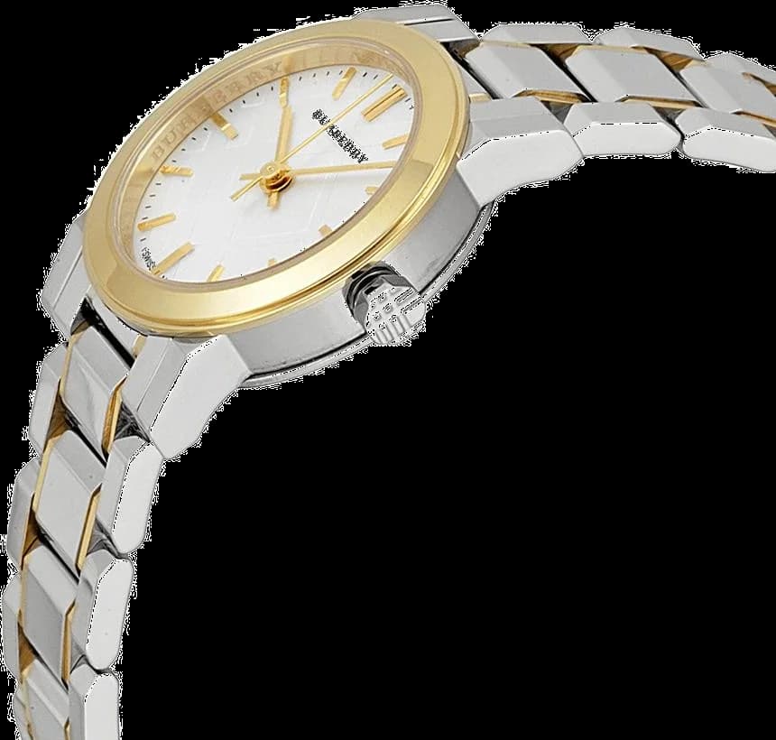 Montre Burberry BU9217 femme verso boîtier argent