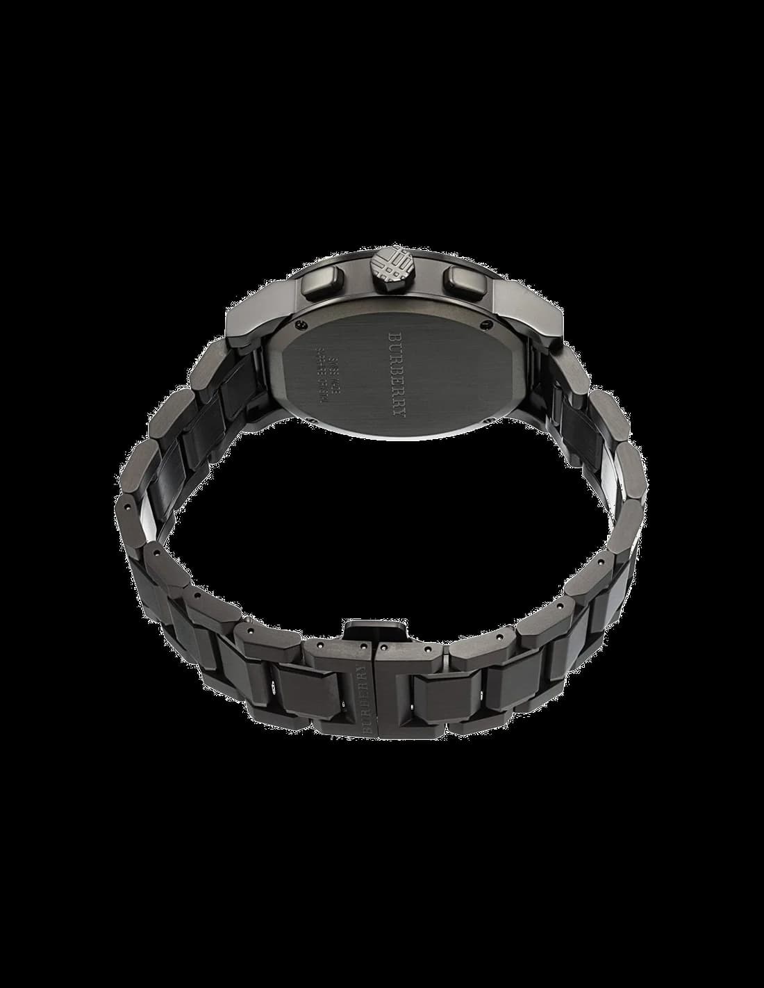 Montre Burberry BU9354 homme verso boîtier gris
