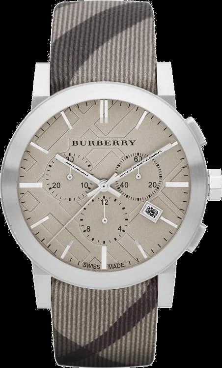 Montre Burberry BU9358 unisexe cadran marron bracelet cuir