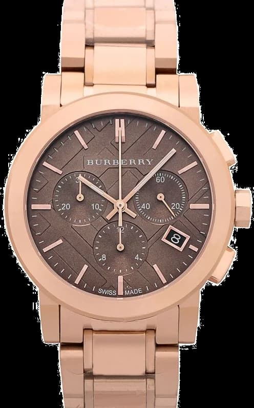 Burberry BU9754 boîtier en acier inoxydable — Montres Outlet