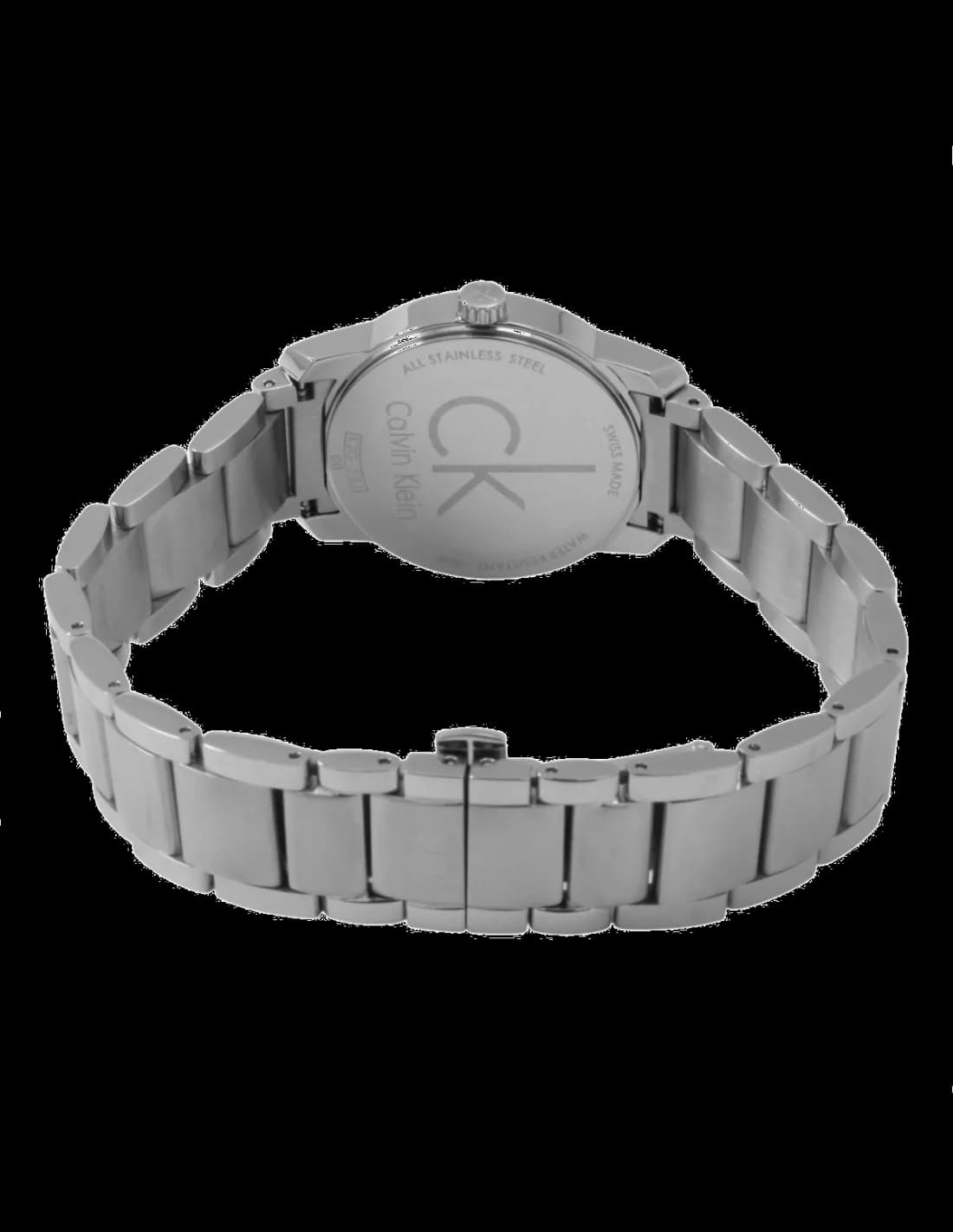 Détail du cadran et fermoir de la Calvin Klein K2G23126