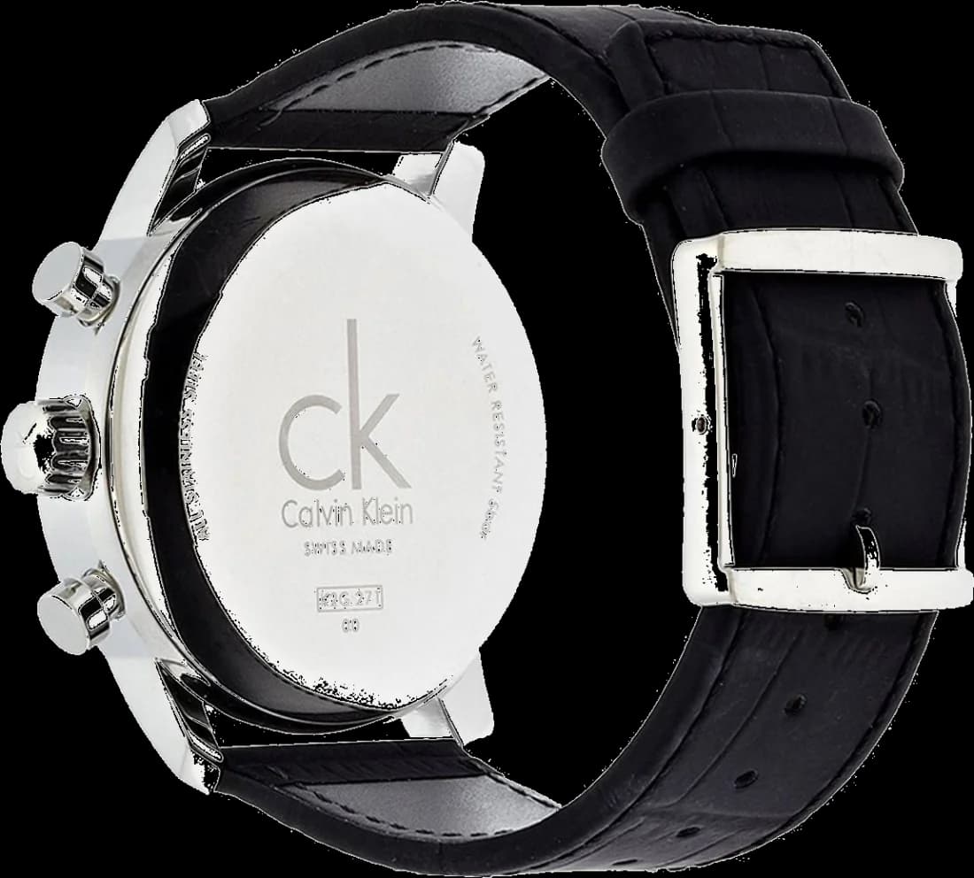 Montre Calvin Klein K2G271CX homme détail cadran noir