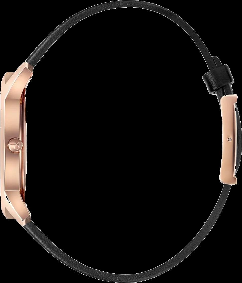 Montre Calvin Klein K2G2G6CZ Cadran Noir et Bracelet Cuir vue 2