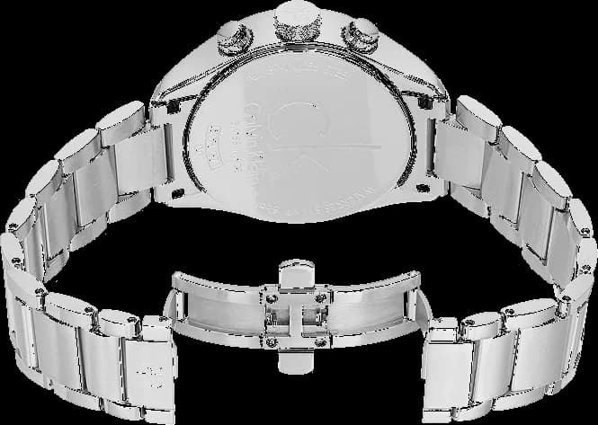 Montre Calvin Klein K2H27104 Chronographe Cadran Noir en Acier vue 3