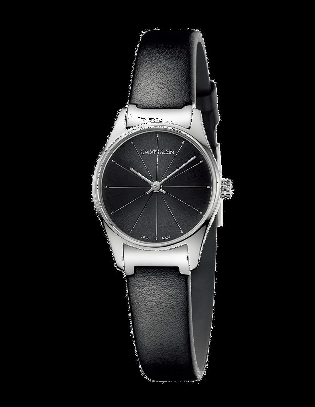 Calvin Klein K4D231CY montrant le cadran noir — Montres Outlet
