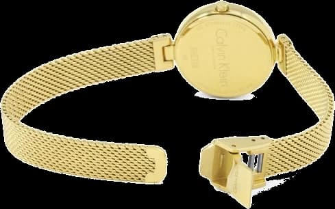 Montre Calvin Klein K8G23526 femme détail cadran argent