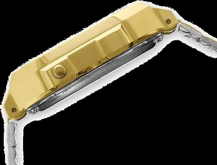 Montre Casio A168WEGC-3EF unisexe vue de profil