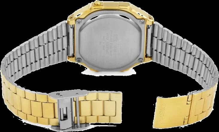 Bracelet en acier de la Casio A168WEGC-5EF — Montres Outlet