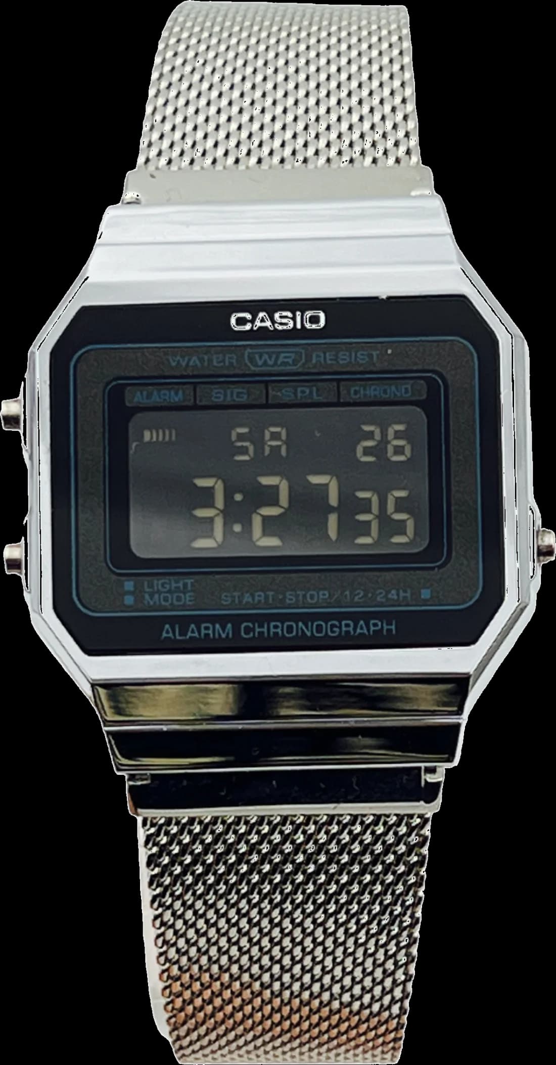 Casio A700WEM-1A [caractéristique principale visible] — Montres Outlet