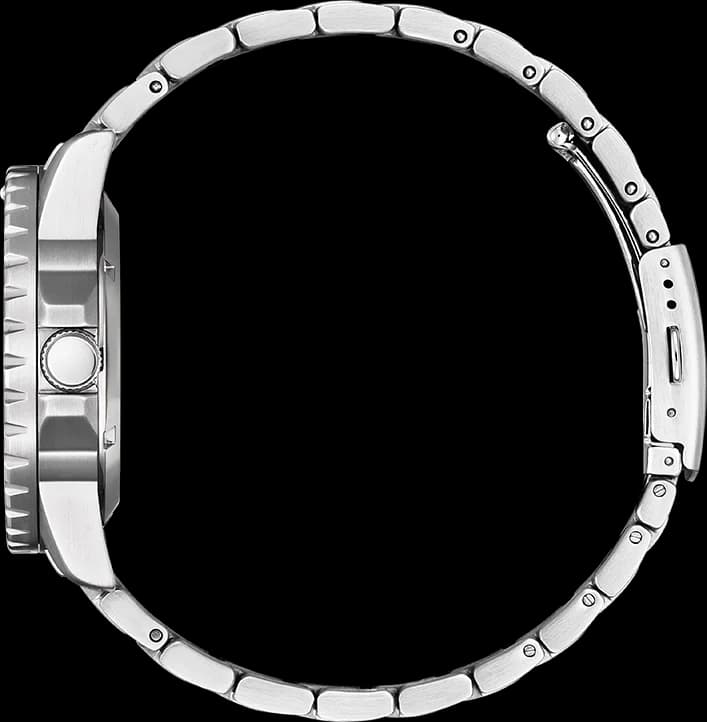 Montre Citizen NJ0128-80X homme verso boîtier argent