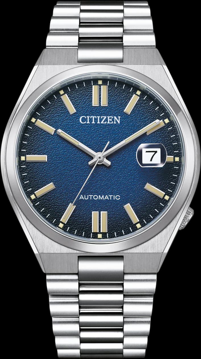 Montre Citizen NJ0151-88L homme cadran bleu bracelet acier inoxydable