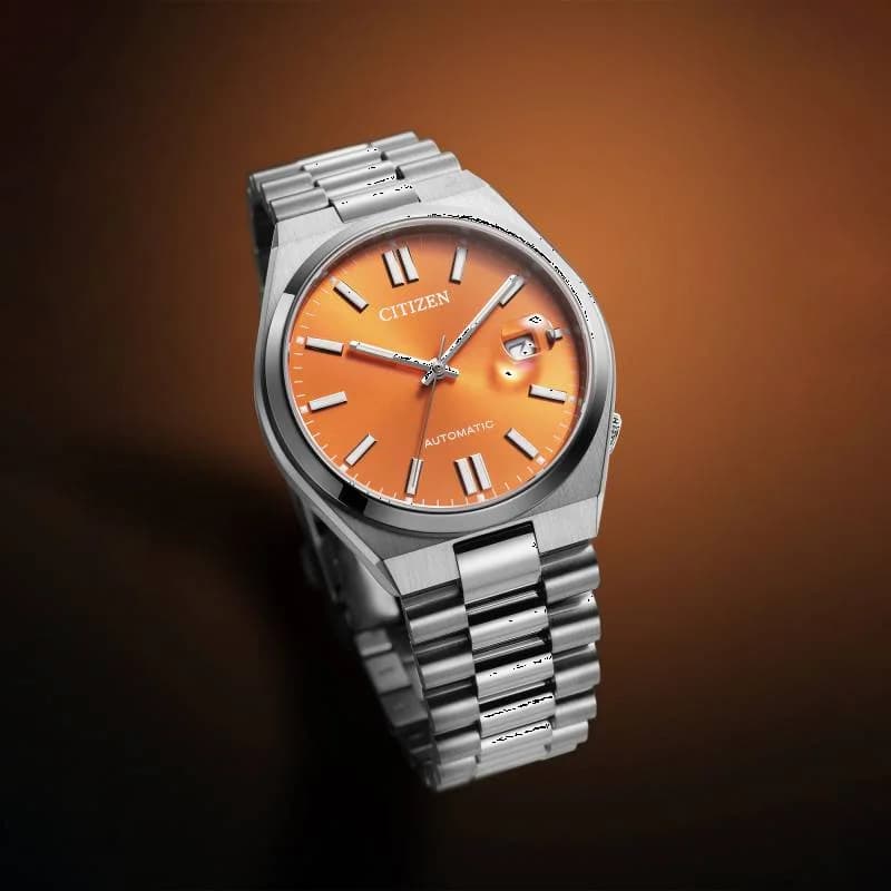 Montre Citizen NJ0151-88Z homme détail bracelet acier inoxydable
