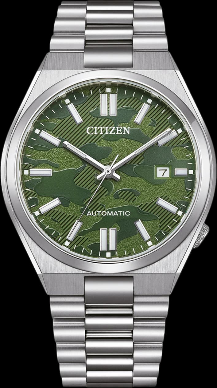 Montre Citizen NJ0159-86X homme cadran rose bracelet acier inoxydable