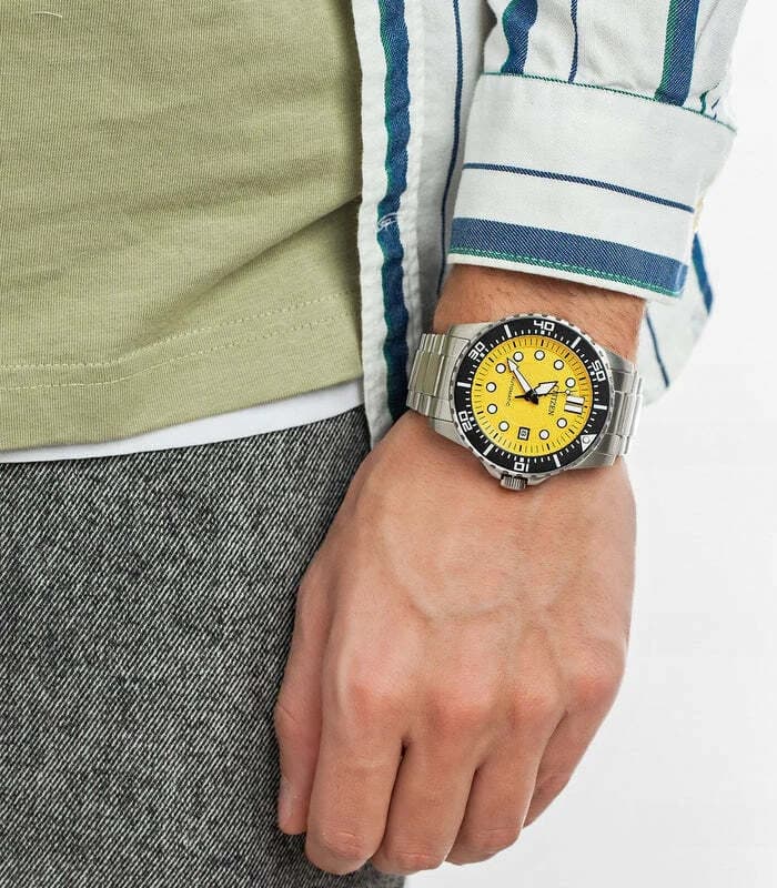 Montre Citizen NJ0170-83Z homme verso boîtier argent