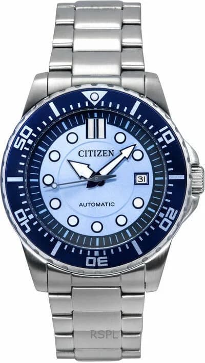 Montre Citizen NJ0178-81M homme cadran bleu bracelet acier inoxydable