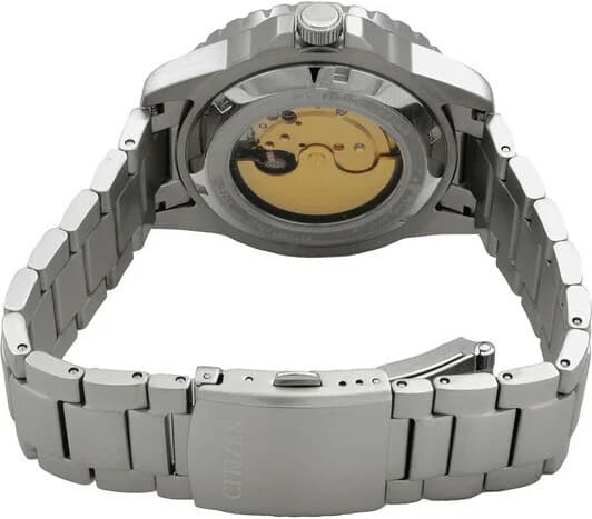 Montre Citizen NJ0178-81M homme détail cadran bleu