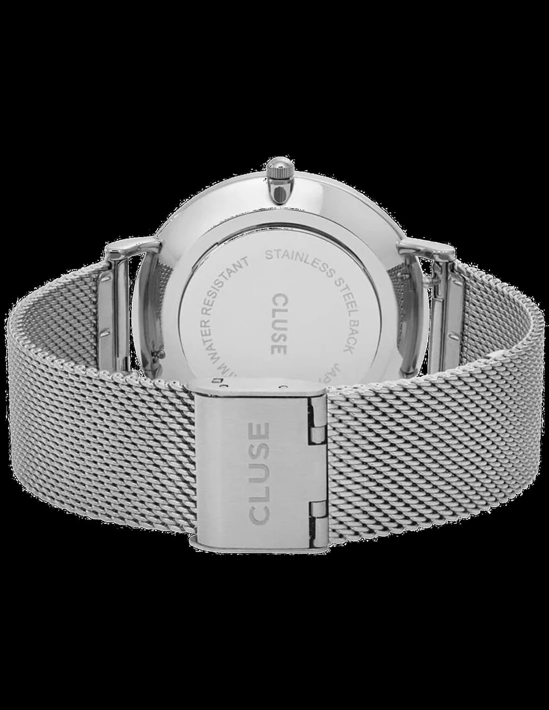 Détail du bracelet métallique Cluse CL18105