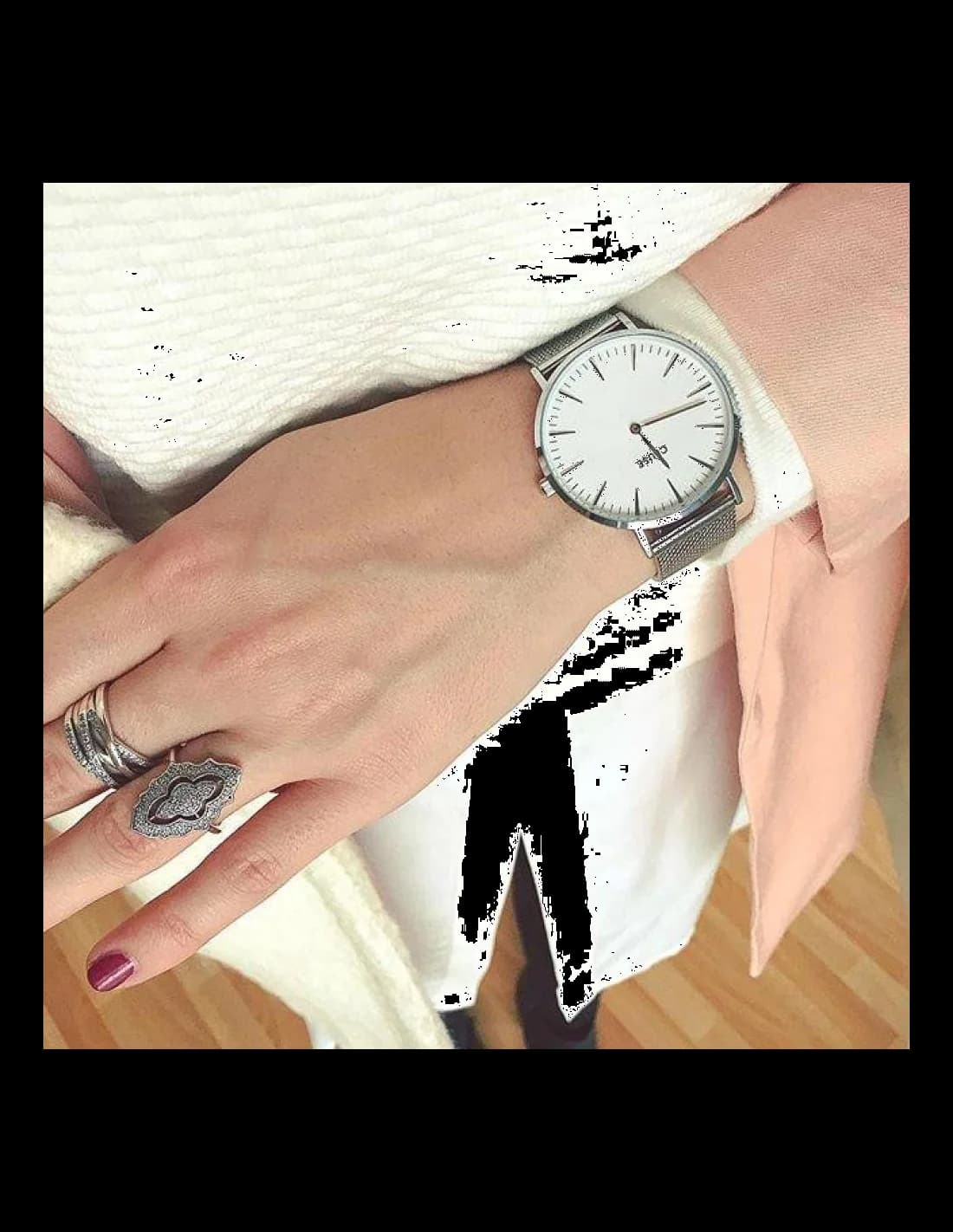 Fermoir déployant de la montre Cluse CL18105