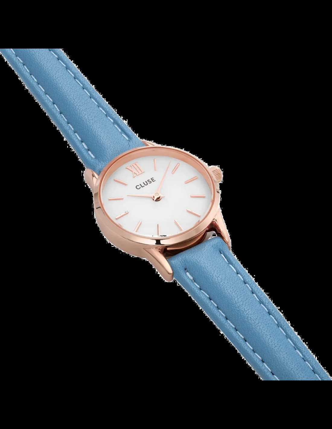 Détail du bracelet en cuir Cluse CL50026
