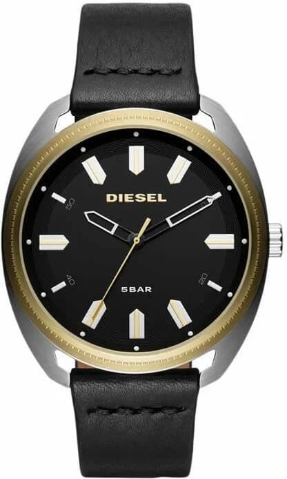 Montre Diesel DZ1835 Noir Finition Satinée et Bracelet Souple vue 3