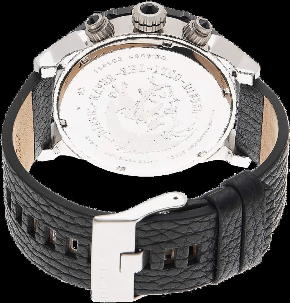 Montre Diesel DZ4331 Double Down 2.0 Noire à grands index vue 3