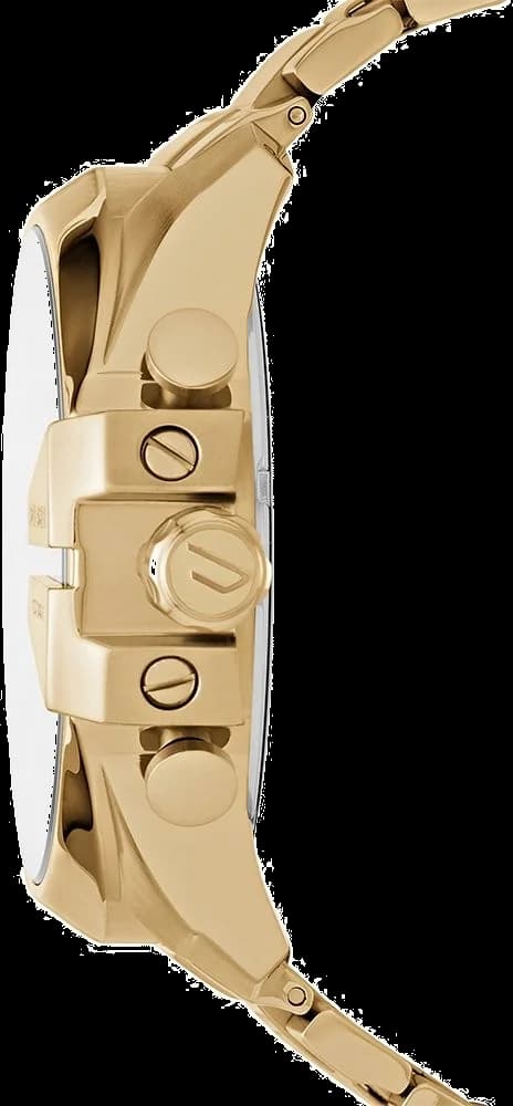 Montre Homme Diesel Mega Chief DZ4360 acier doré vue 3