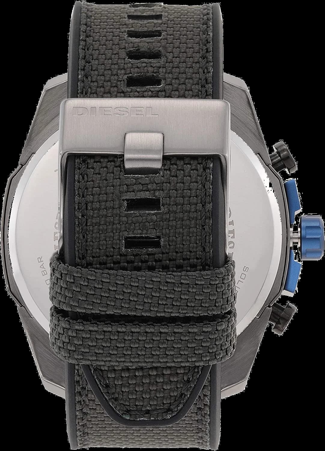 Montre Diesel DZ4500 Mega Chief Bracelet Nylon Gris vue 3