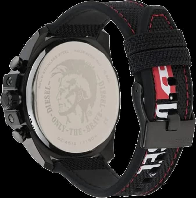 Montre Homme Diesel DZ4512 Mega Chief bracelet nylon vue 3