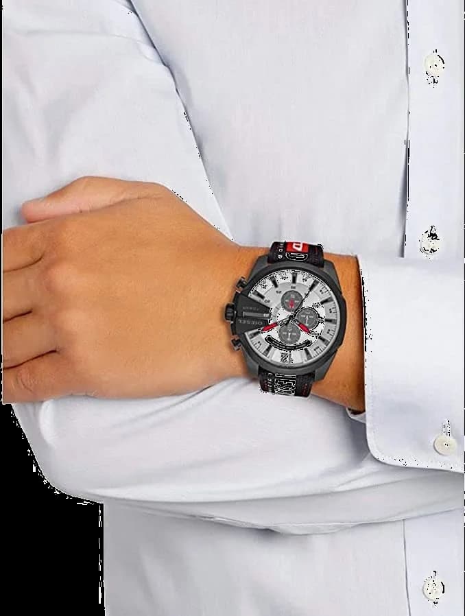 Montre Homme Diesel DZ4512 Mega Chief bracelet nylon vue 4