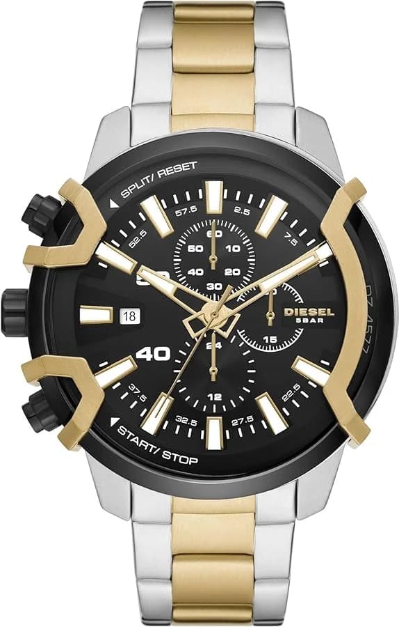 Diesel DZ4577 design noir et acier — Montres Outlet