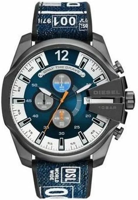 Montre Diesel DZ4594 homme détail cadran noir