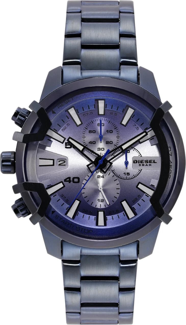 Montre Diesel DZ4596 homme détail cadran bleu