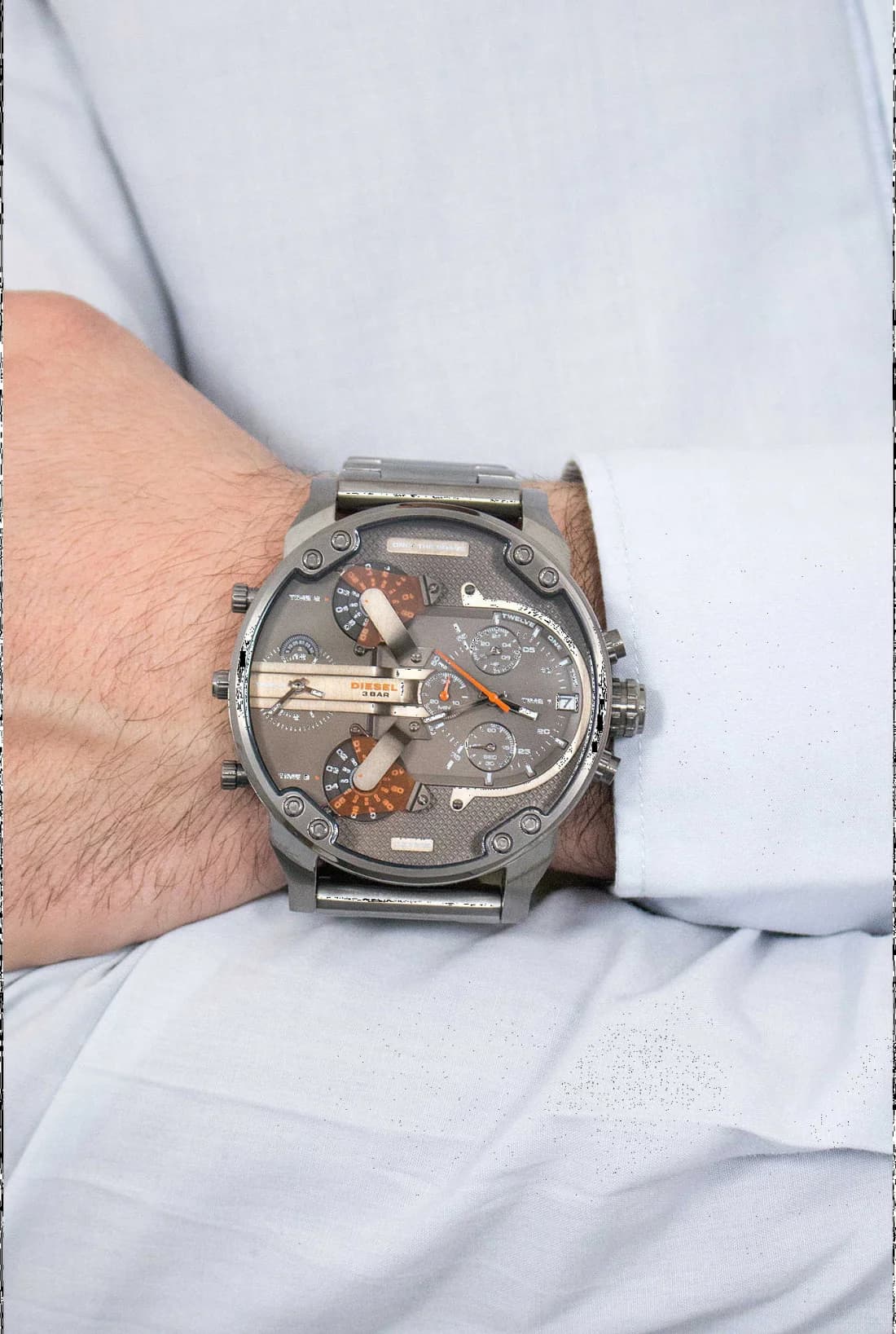 Montre Diesel DZ7315 homme verso boîtier gris