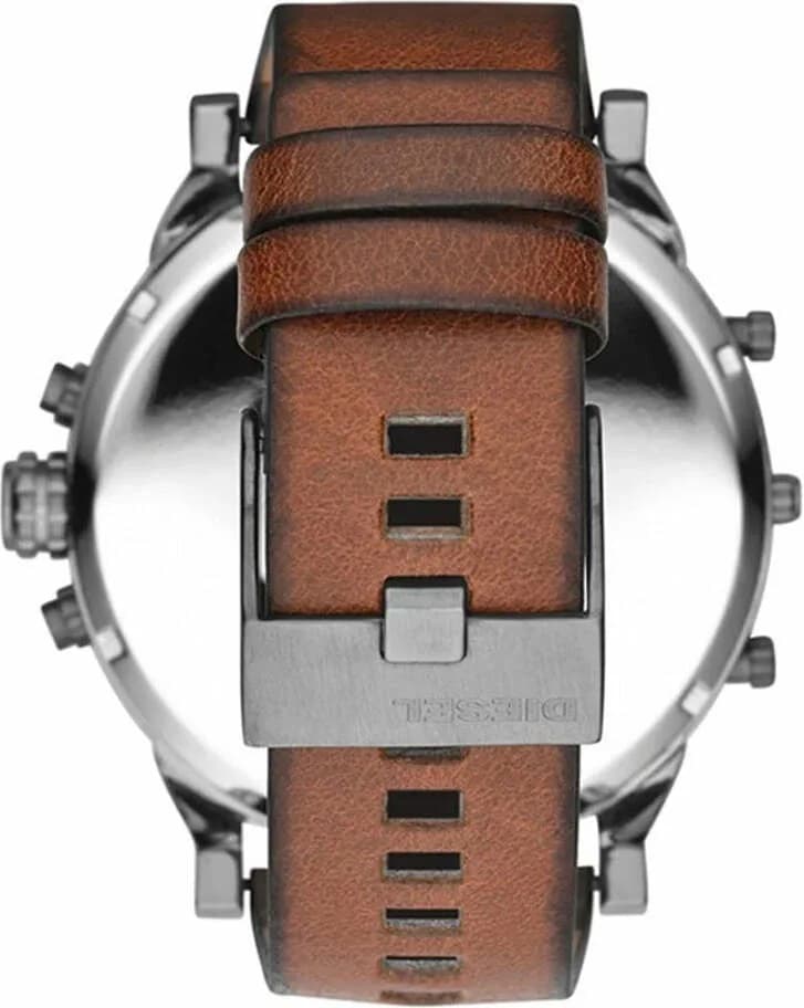 Bracelet Diesel DZ7394 bracelet caoutchouc noir texturé large fermoir boucle ardillon robuste style sport