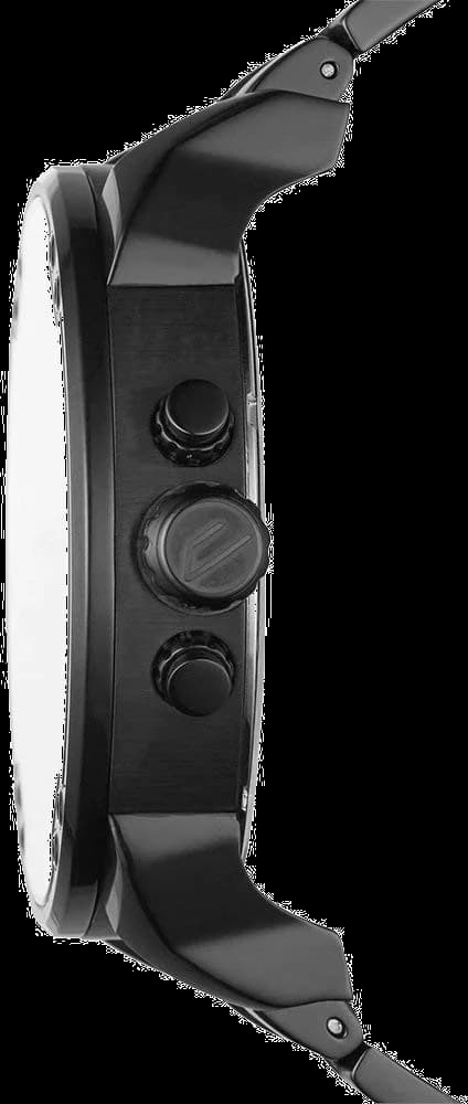 Montre Diesel DZ7395 en Acier Noir et Détails Cuivrés Multi-Fuseaux vue 2