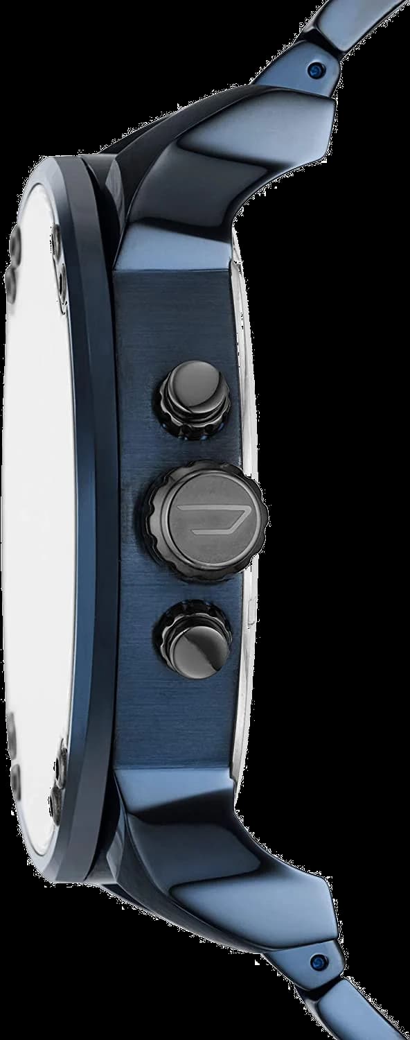Montre Diesel Mr Daddy 2.0 DZ7414 bleu acier chronographe XXL vue 2
