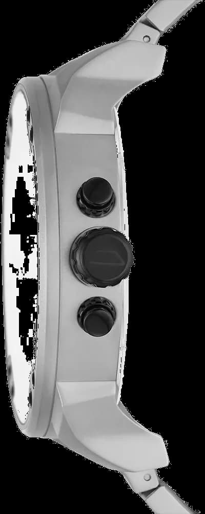 Montre Diesel Mr Daddy chronographe XXL noire DZ7421 surdimensionnée bracelet acier vue 3