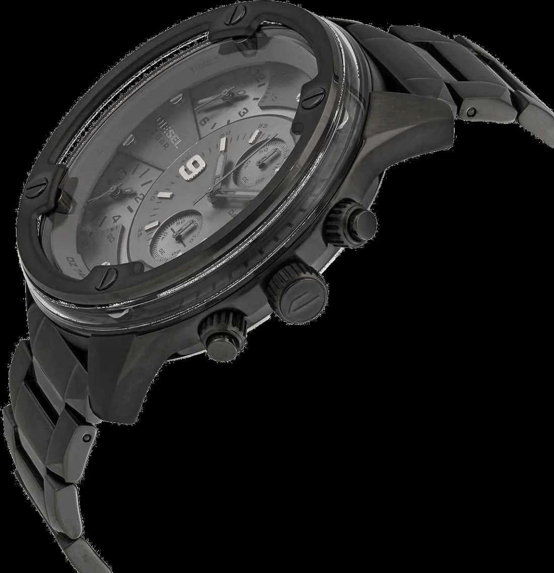 Montre Diesel DZ7426 Boltdown Gunmetal en Acier Inoxydable vue 2