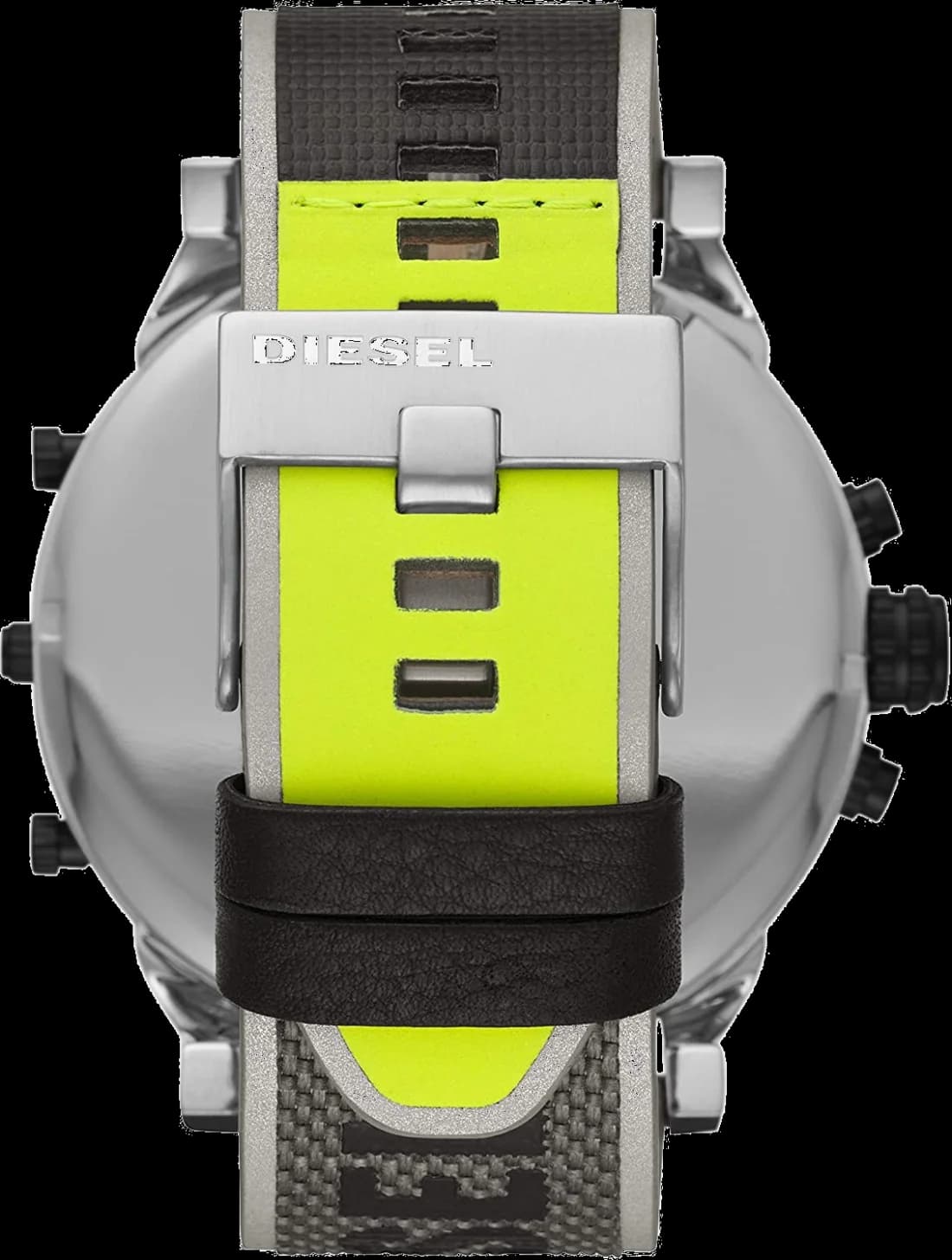 Montre Homme Diesel Mr. Daddy 2.0 XXL DZ7429 bracelet fluo vue 2