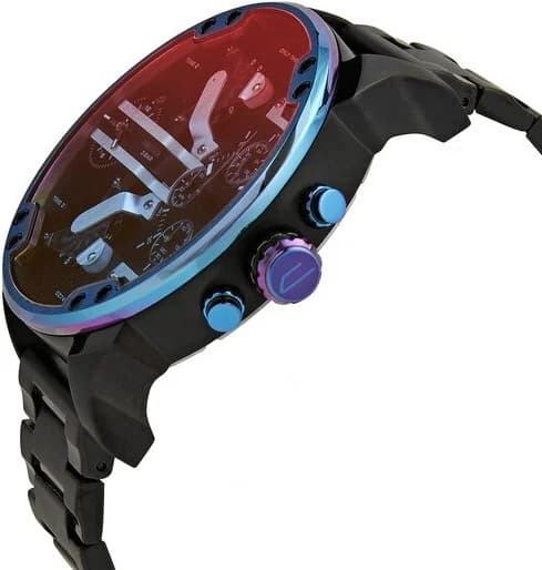 Montre Diesel Mr Daddy 2 0 DZ7436 cadran irisé multifonction colore vue 4