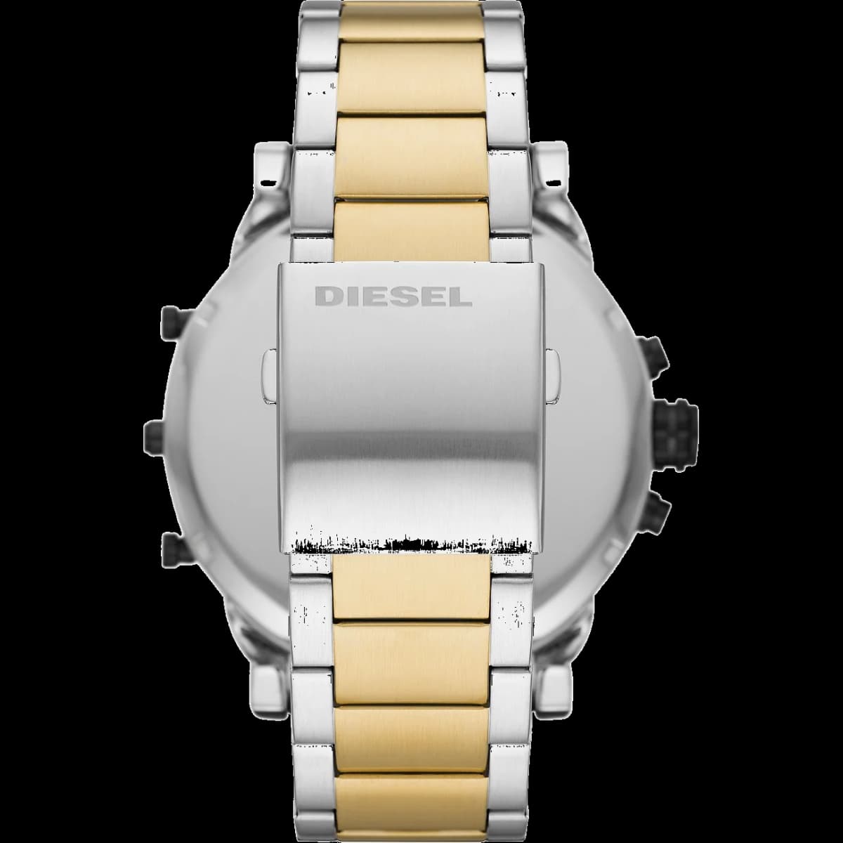 Montre Diesel Mr Daddy 2.0 acier inoxydable noir DZ7459 design robuste vue 2