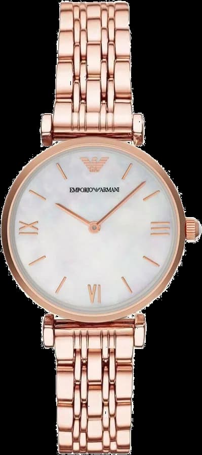 Montre Emporio Armani 111396 femme cadran nacre bracelet acier inoxydable