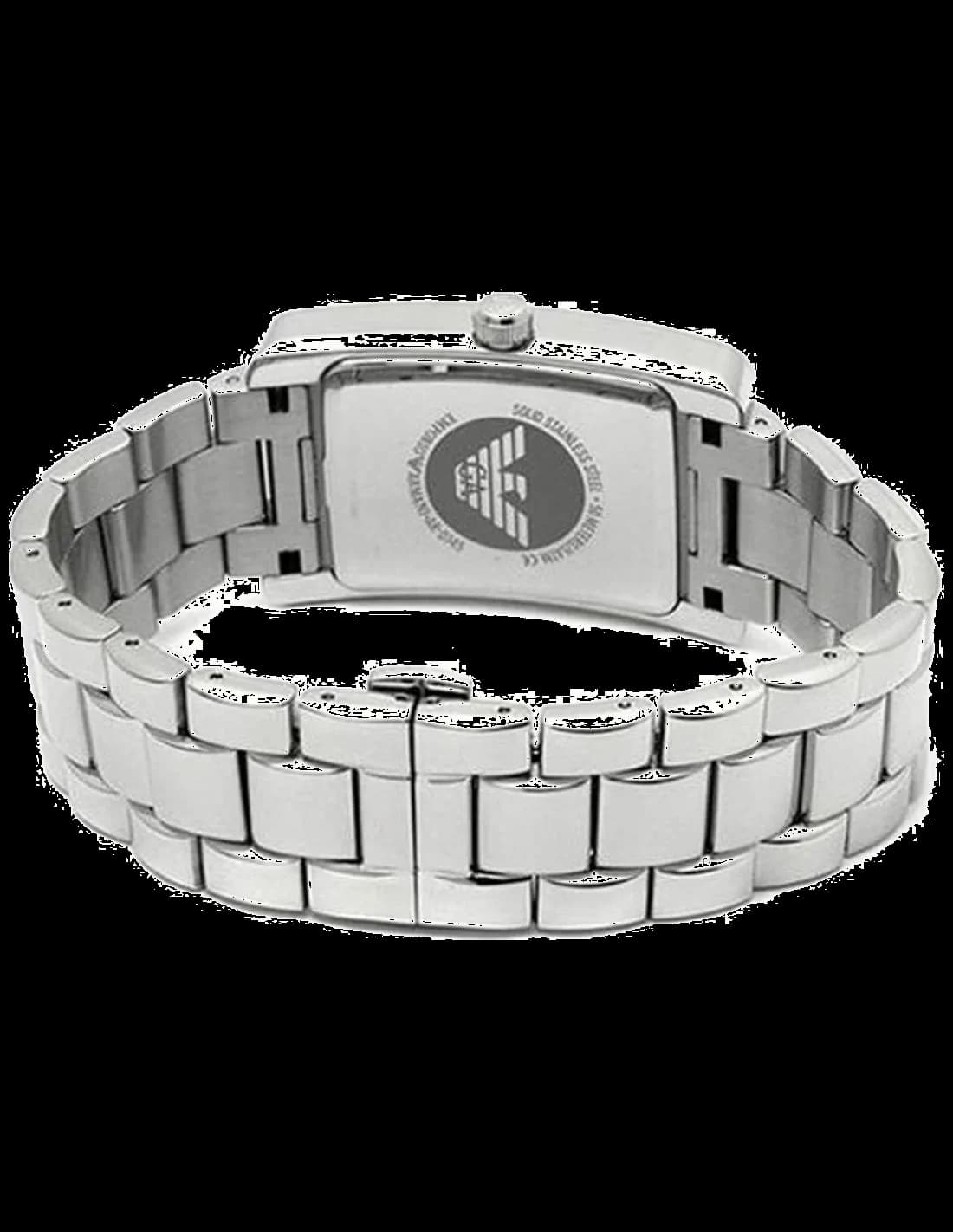 Montre Emporio Armani AR0146 femme verso boîtier argent